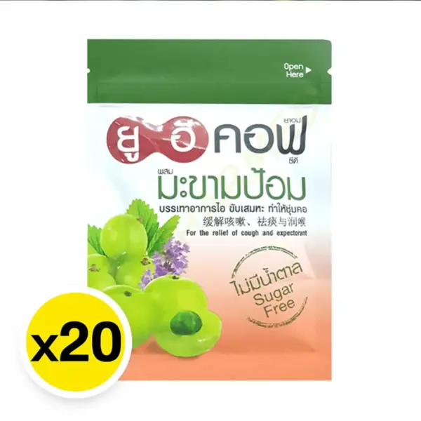 UECOF Cd Cough Lozenges 6 pcs 20 sachets