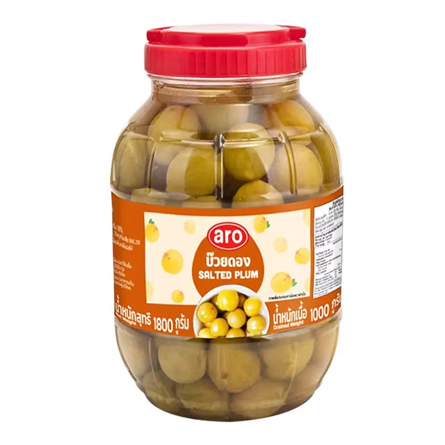 2. ARO Salted Plum 1.8 kg บ๊วยดองเค็ม ตรา aro 1800 กรัม - Image 1