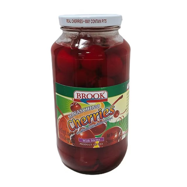 4. BROOK Maraschino Cherries In Syrup 794 g เชอร์รี่ในน้ำเชื่อม 794 กรัม - Image 1
