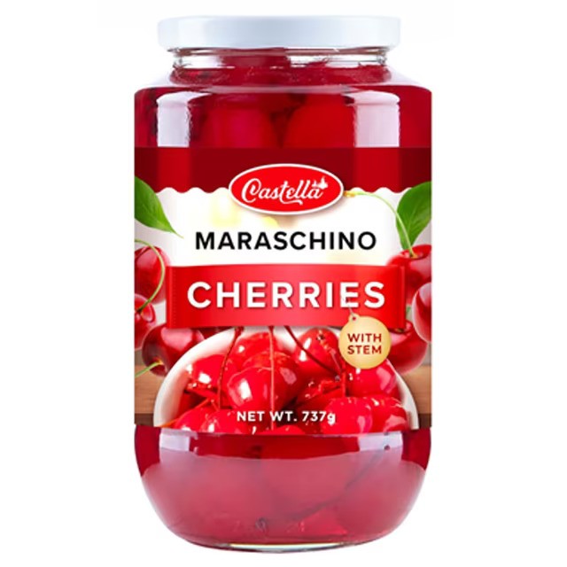 5. CASTELLA Marachino Cherry 737 g คาสเทลล่า มาราชิโน เชอร์รี่ 737 กรัม - Image 1