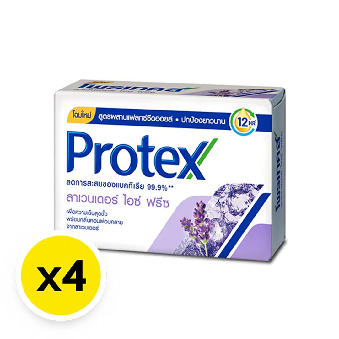 7350198894787-bf22f310-9537-4118-b52c-462927b7204d โพรเท็กซ์ ลาเวนเดอร์ ไอซ์ ฟรีซ สบู่ก้อน 60 กรัม x 4 - Image 1