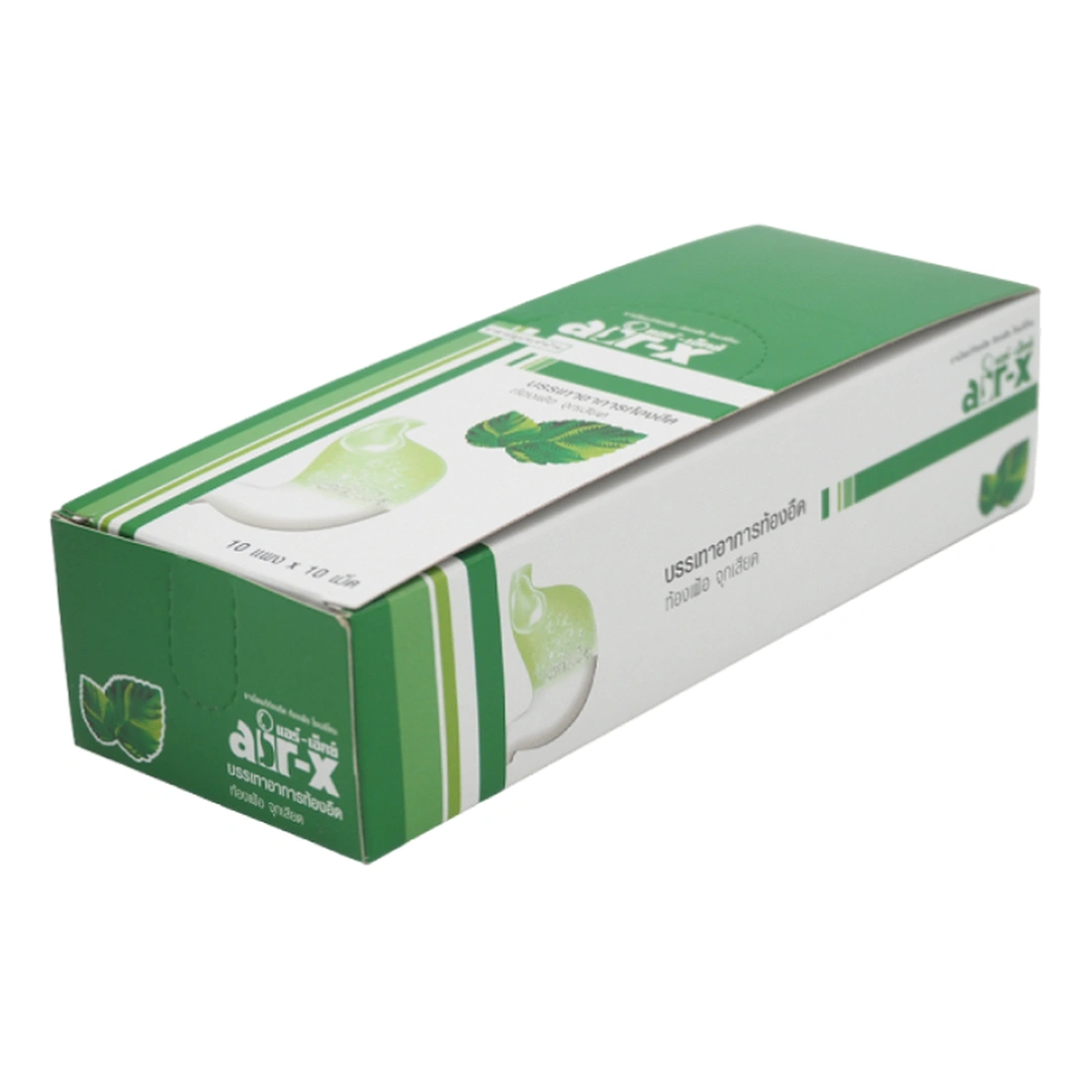 AIR-X Antiflatulence Simethicone Mint 10 tablets x 102