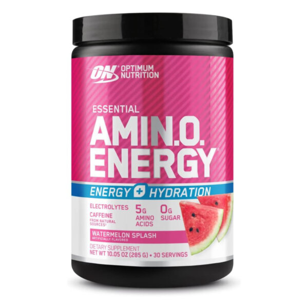 Amino Energy provides energy and hydration.