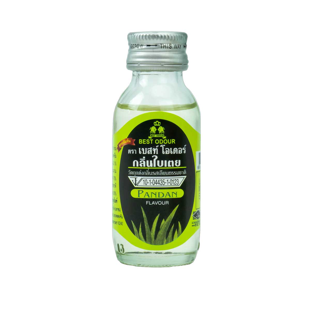 BEST ODOUR PANDAN FLAVOR 30 ml. เบสท์โอเดอร์ กลิ่น ใบเตย 30 มล. - Image 1