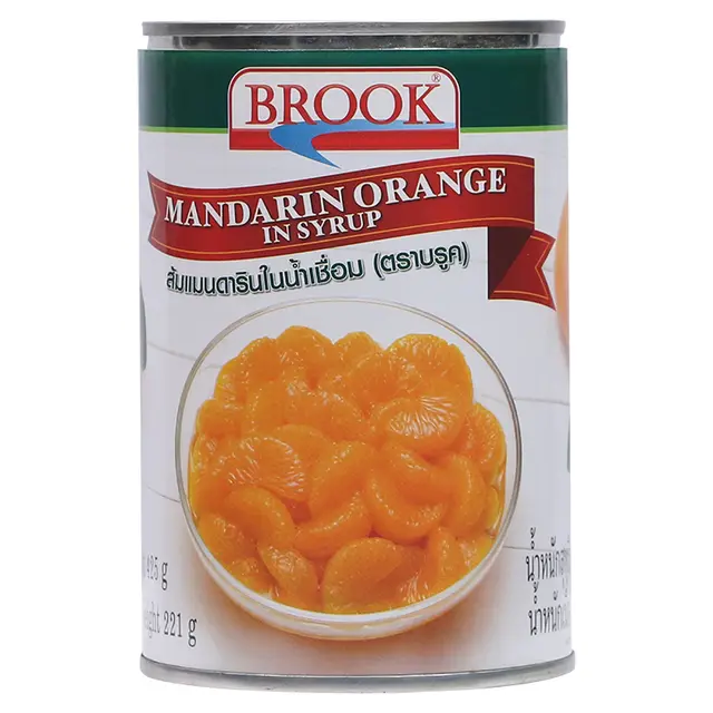 BROOK Mandarin Orange In Syrup 425 g 1 บรู๊ค ส้มแมนดารินในน้ำเชื่อม 425 กรัม - Image 1