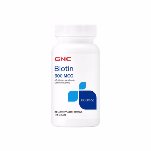 Biotin 5000mcg Supplement, Supports Healthy Hair, Skin and Nails, 120 Servings