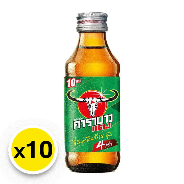 CARABAO Energy Drink 150 ml x 10 1 เครื่องดื่มชูกำลังคาราบาว 150 มล. x 10 - Image 1