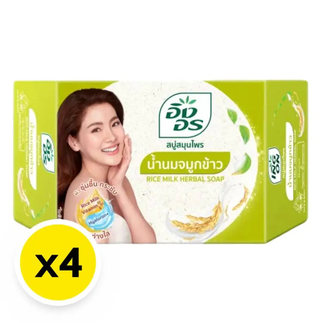 INGON Rice Milk Herbal Soap 85 g x 4