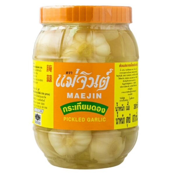 กระเทียมดอง ตราแม่จินต์  870 กรัม