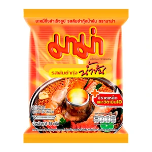 MAMA Instant Noodles Creamy Tom Yum Kung Flavor 55 g. Pack 6 (1)