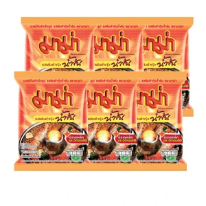 MAMA Instant Noodles Creamy Tom Yum Kung Flavor 55 g. Pack 6 (3)