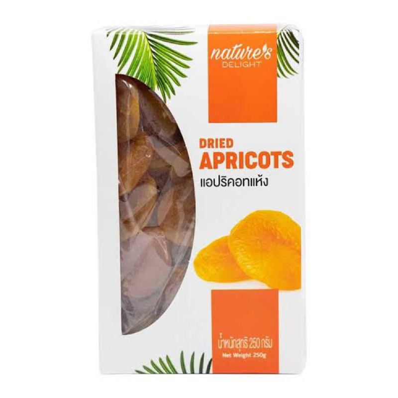 NATURE'S DELIGHT Dried Apricots 250 g เนเจอร์ส ดีไลท์ แอปริคอตแห้ง 250 กรัม - Image 1