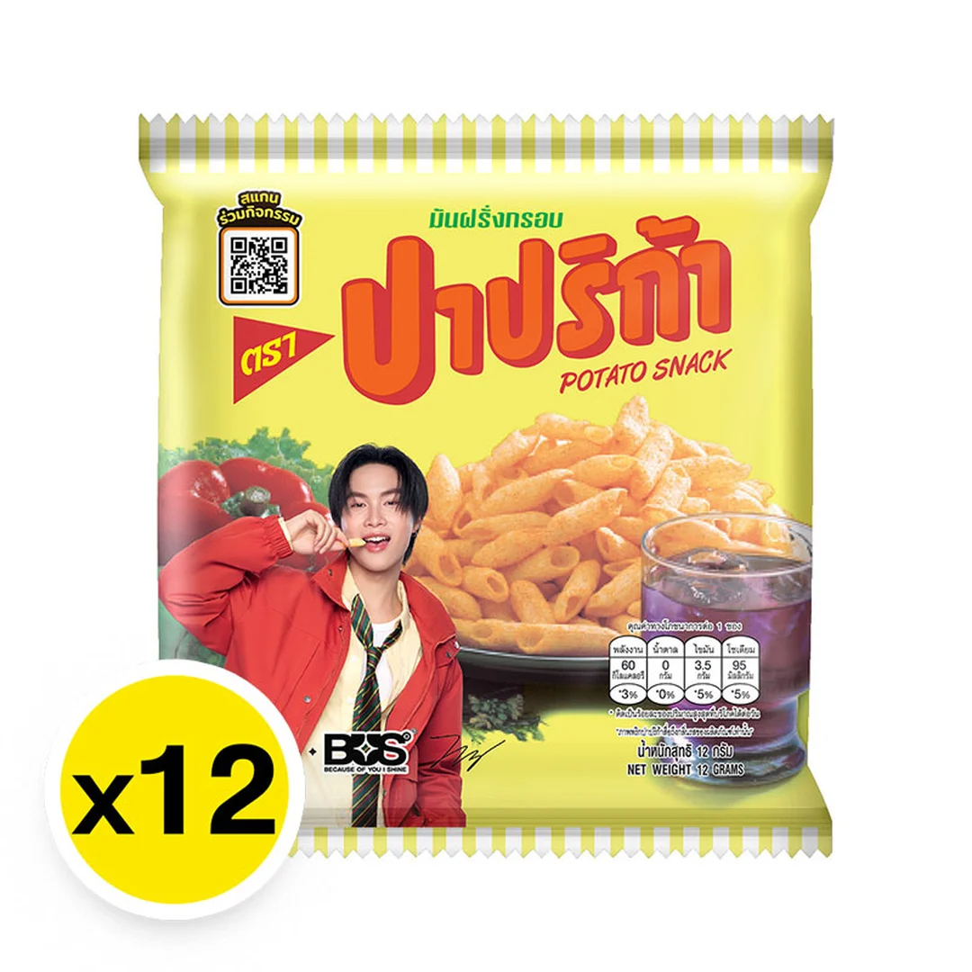 PAPRIKA Potato Extruded Snack 12 g x 12 E