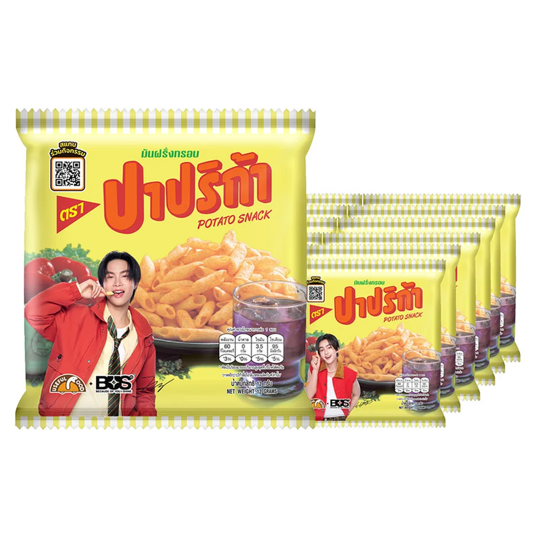 PAPRIKA Potato Extruded Snack 12 g x 12