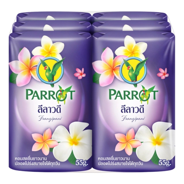 PARROT Soap Violet 55 g x 6-3