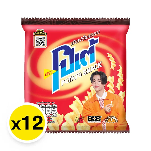 POTAE Potato Extrude Snack 12 g x 12 1 Pote Potato Chips 12g x 12 - Image 1