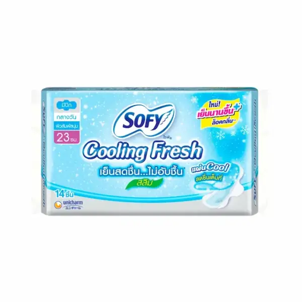 Sofy Cooling Fresh Slim Wing 23 cm