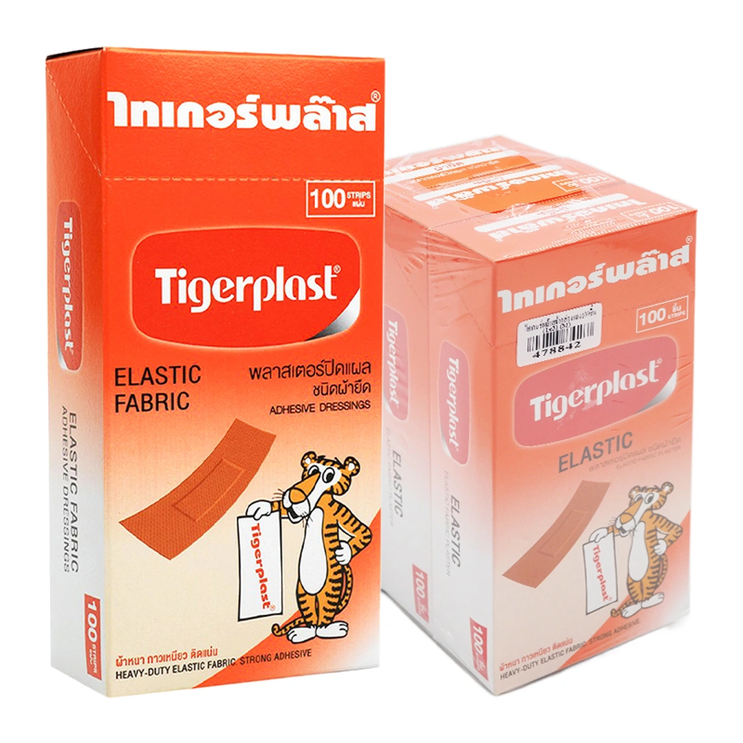 TIGERPLAST Elastic Fabric Adhesive Dressing 100 sheets x 31