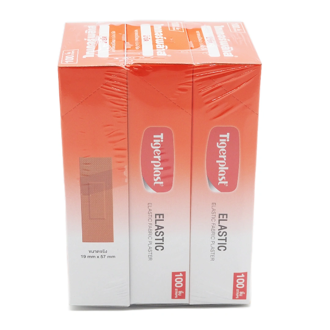 TIGERPLAST Elastic Fabric Adhesive Dressing 100 sheets x 34