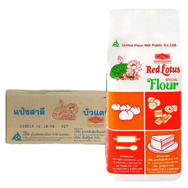 UFM Big Pack Wheat Flour 1 kg x 10 1 แป้งสาลี ตราบัวแดง - Image 1