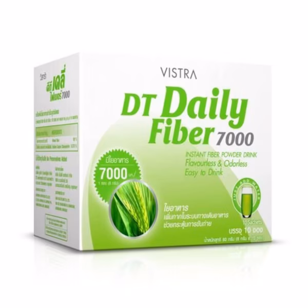 Dietary Supplement DT Daily Fiber 7000 mg 8 g 10 Sachets
