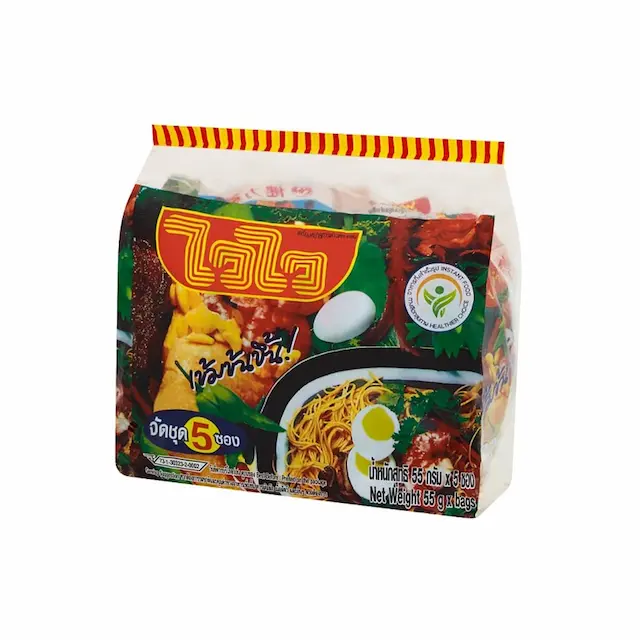 WAI WAI Oriental Style Instant Noodles 55 g Pack 5 ไวไว บะหมี่กึ่งสำเร็จรูปรสออเรียนทัลสไตล์ 55 กรัม แพ็ค 5 - Image 1