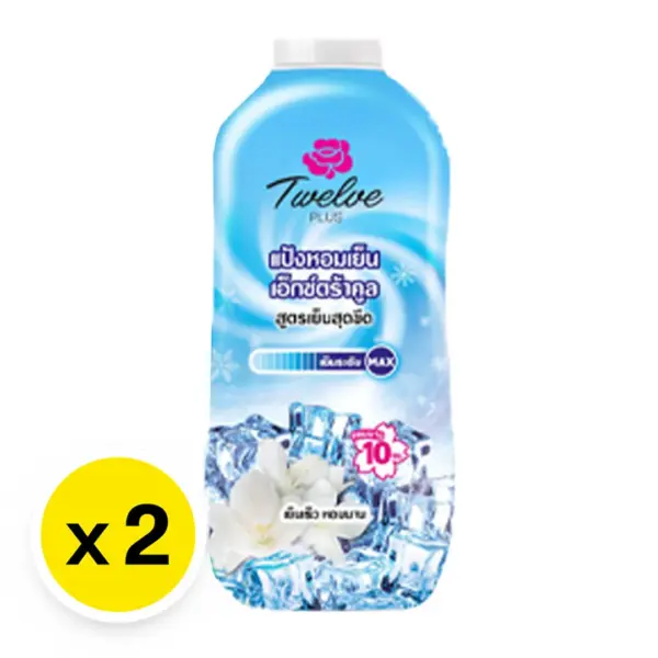 TWELVE PLUS Cool Powder Extra Cool Blue 270g x 2