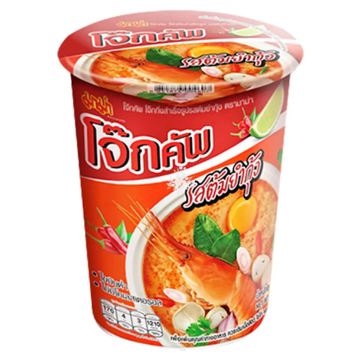 mama-jok-cup-tom-yum-instant-rice-porridge-70g-6294859 ถ้วยโจ๊ก รสต้มยำกุ้ง 45 กรัม แพ็ค 3 - Image 1