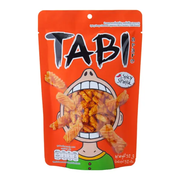 Tabi Arare Japanese Style Crispy Rice, Spicy Shoyu Flavor, 52 g.