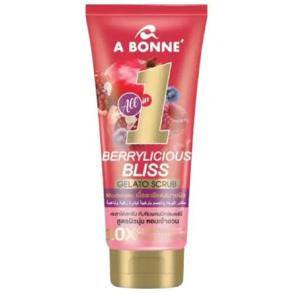 A Bonne Face Body Cream Scrub Pomegranate Mixed Berry 300 g.