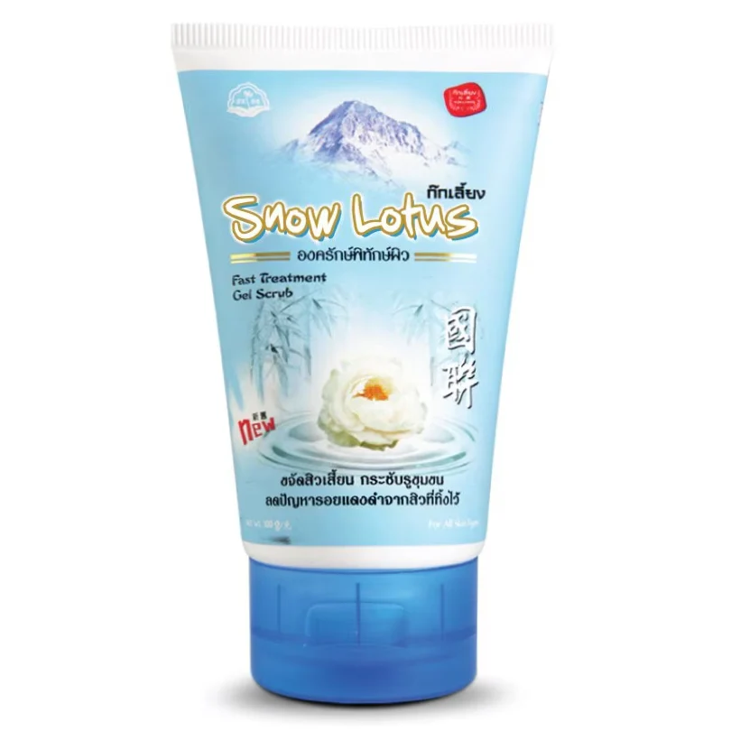 Kokliang Facial Gel Scrub Snow Lotus 100 G. ก๊กเลี้ยง เฟเชียล เจล สครับ สโนว์ โลตัส 100 กรัม - Image 1
