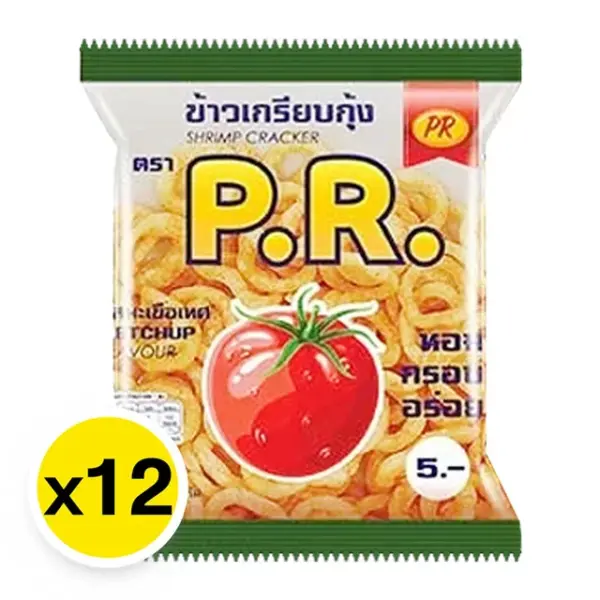 PR Shrimp Crackers in Tomato Sauce 22 g x 12