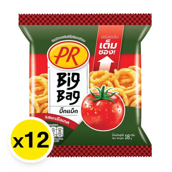 PR Rice Crackers Tomato Flavor 18 g x 12