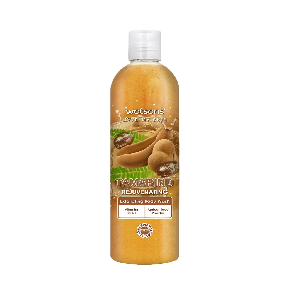 Watsons Tamarind Exfoliating Body Wash 410g. วัตสัน ครีมอาบน้ำมะขาม 410 กรัม - Image 1