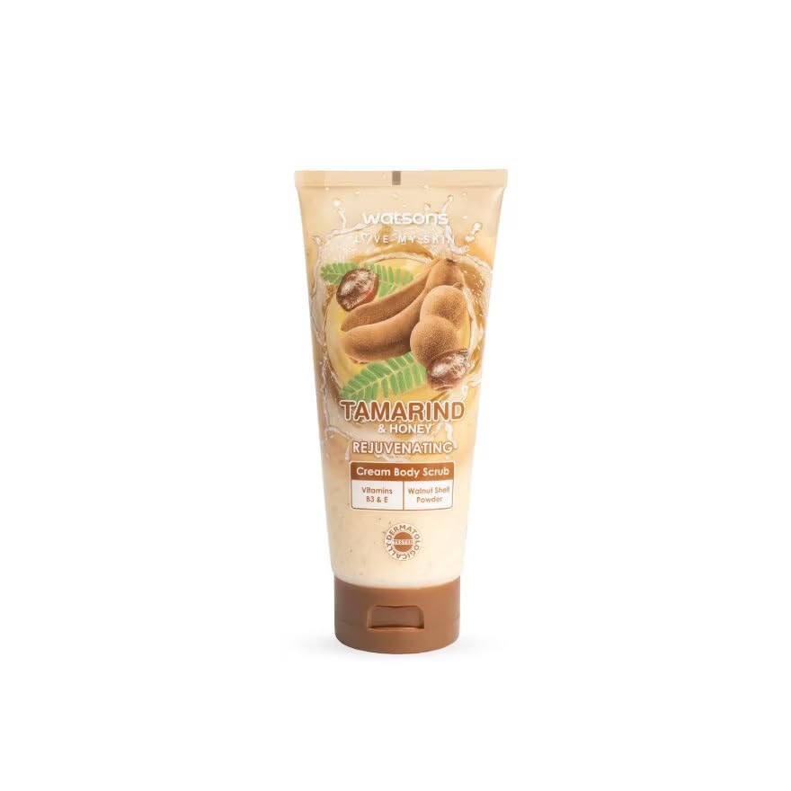 Watsons TamarindHoney Cream Body Scrub 200g วัตสัน แทมารินด์ ฮันนี่ ครีม บอดี้ สครับ 200 กรัม - Image 1