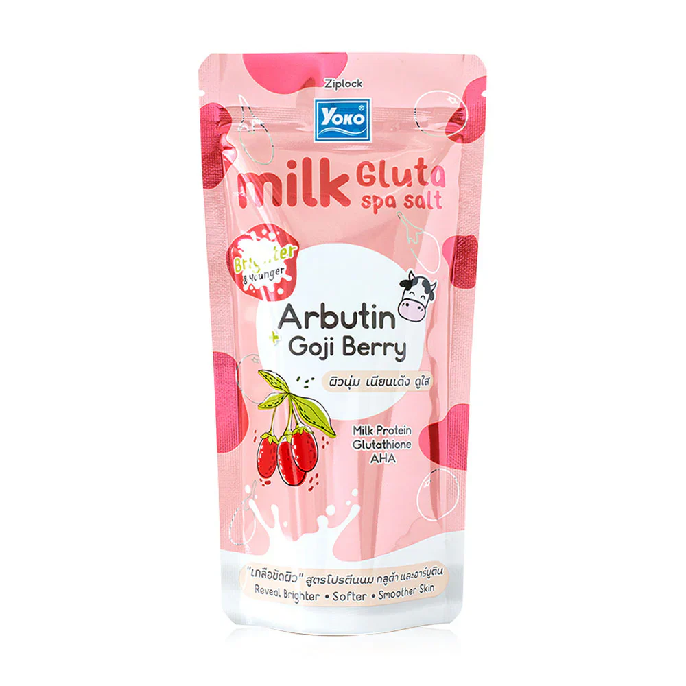 Yoko Milk Gluta Spa Salt + Arbutin 300g โยโกะ มิลค์ กลูต้า สปา ซอลท์ + อาร์บูติน 300ก - Image 1