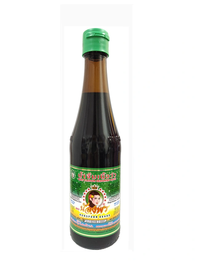 น้องพร น้ำจิ้มเนื้อวัว(ดีวัว) ขนาด 100 กรัม (แบบขวด) Nong Phon brand beef dipping sauce - Image 1