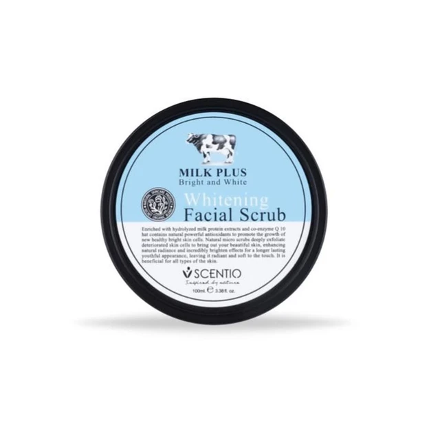 บิวตี้ บุฟเฟต์ เฟเชียล สครับ เซนทิโอ มิลค์ พลัส ไวท์เทนนิ่ง คิวเทน 100 มล. บิวตี้ บุฟเฟต์ เฟเชียล สครับ เซนทิโอ มิลค์ พลัส ไวท์เทนนิ่ง คิวเทน 100 มล. - Image 1