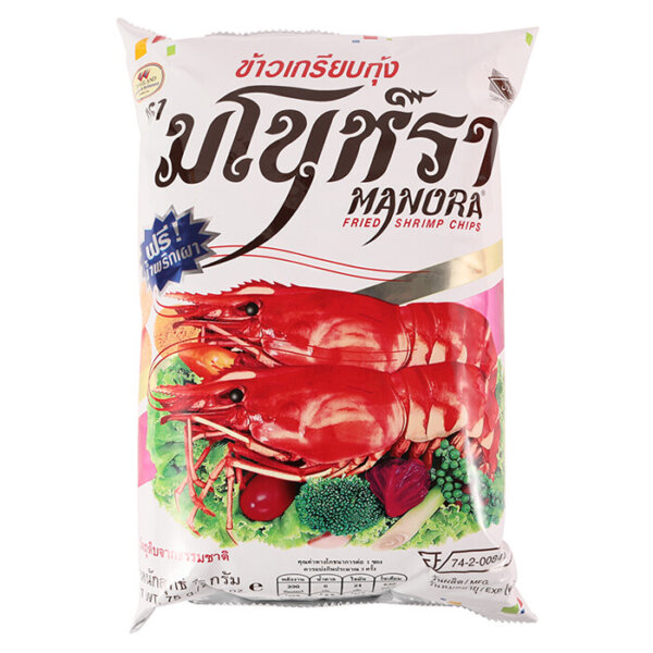 Manohra Crispy Fried Shrimp Crackers 75 g.