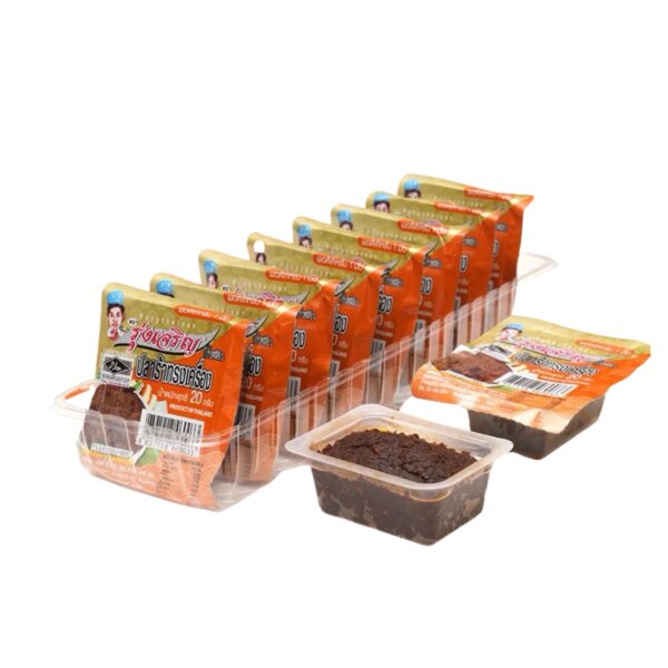 รุ่งเจริญ น้ำพริกปลาร้าทรงเครื่อง (20g x 9)