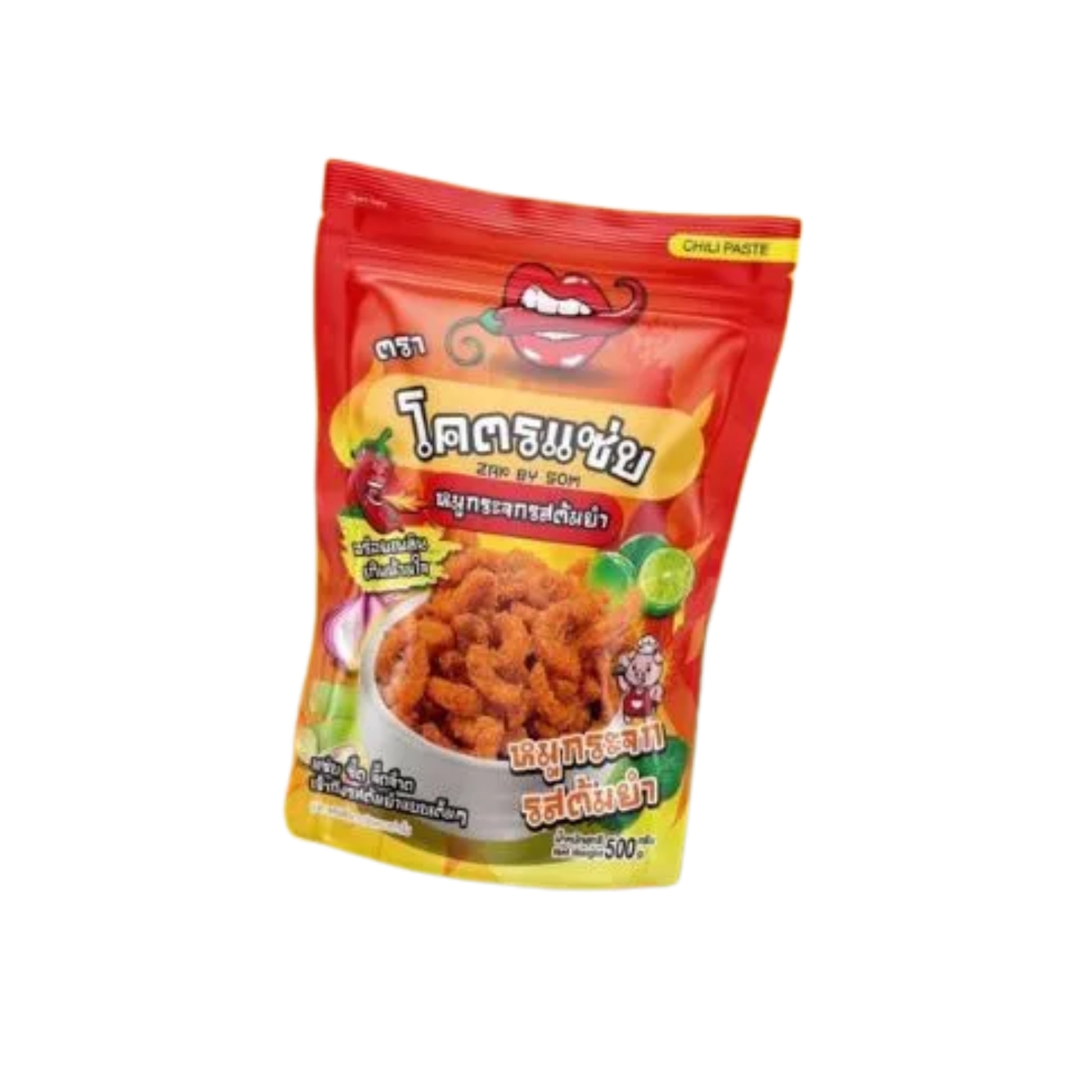 products2FD00552Fimages2F1767943612372_D0055-1.jpg โคตรแซ่บ น้ำพริกหมูกระจก รสต้มยำ - Image 1