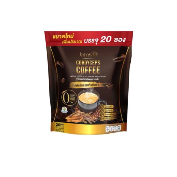 แจ่มใส กาแฟถังเช่าทอง 200g