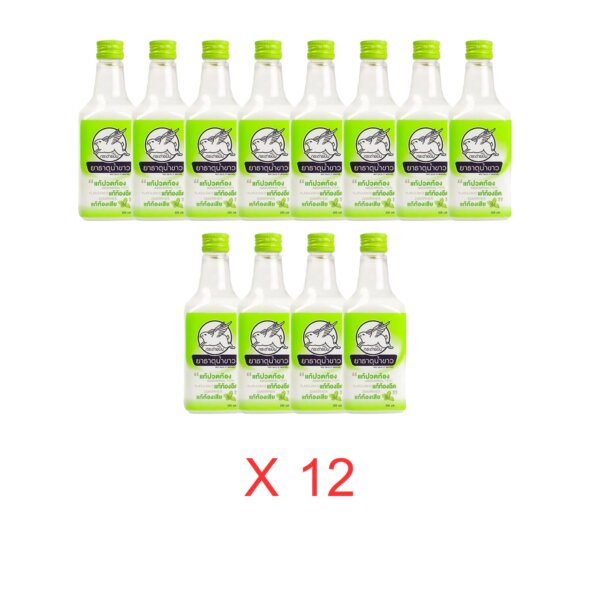 ยาธาตุน้ำขาว ตรากระต่ายบิน 200ml.x12