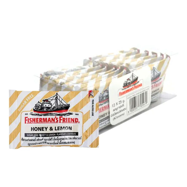 ฟิชเชอร์แมนส์ เฟรนด์ ลูกอม กลิ่นน้ำผึ้งมะนาว x 12