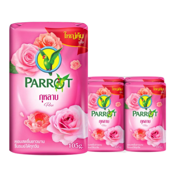 แพรอท สบู่ก้อน กลิ่นกุหลาบ 105 ก. x 4