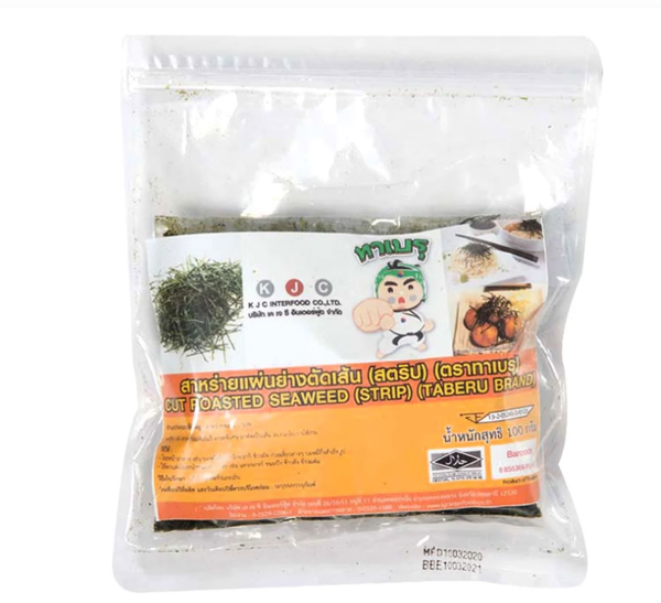 ทาเบรุ สาหร่ายเส้น(โรยหน้า) 100 ก.