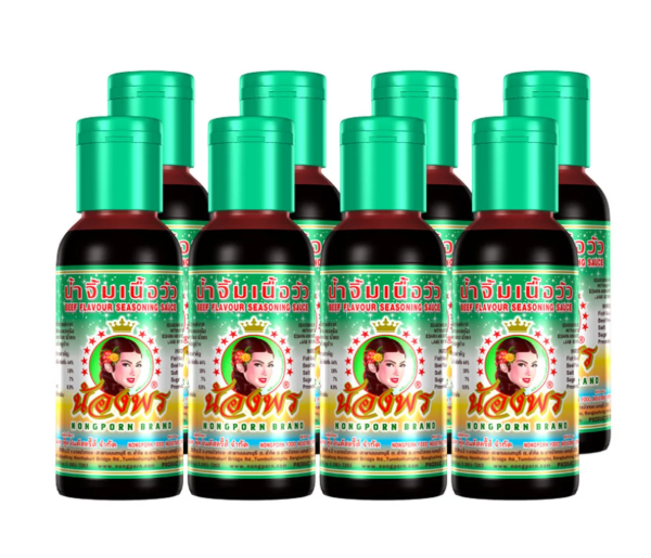 น้องพร น้ำจิ้มเนื้อวัว 100 มล. x 8