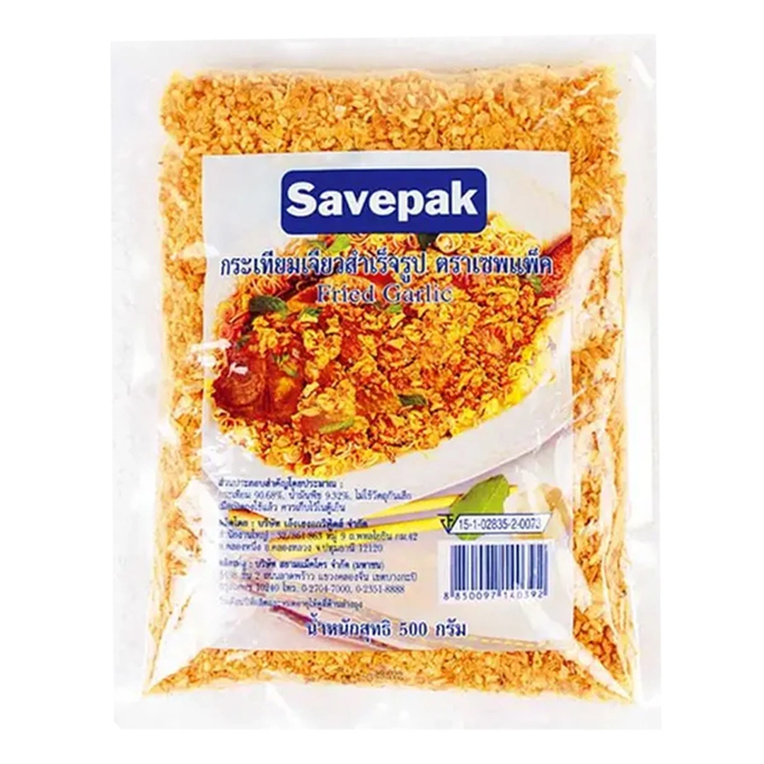 products2FK48X6L2Fimages2F1770970168622_7078786891971-b63f402e-4391-4468-a1cf-684929224461.jpeg.webp เซพแพ็ค กระเทียมเจียวสำเร็จรูป 500 ก. - Image 1