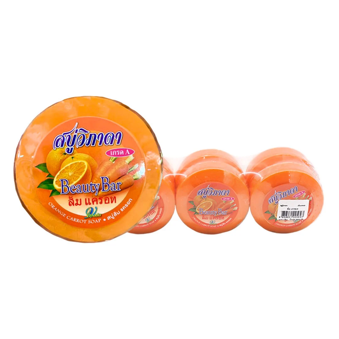 products2FLJ66KP2Fimages2F1770634828872_1c28ab1f0b0643dd9ad1adcba306fa19.webp วิภาดา สบู่ก้อน ส้มแครอท 130 ก. x 6 - Image 1