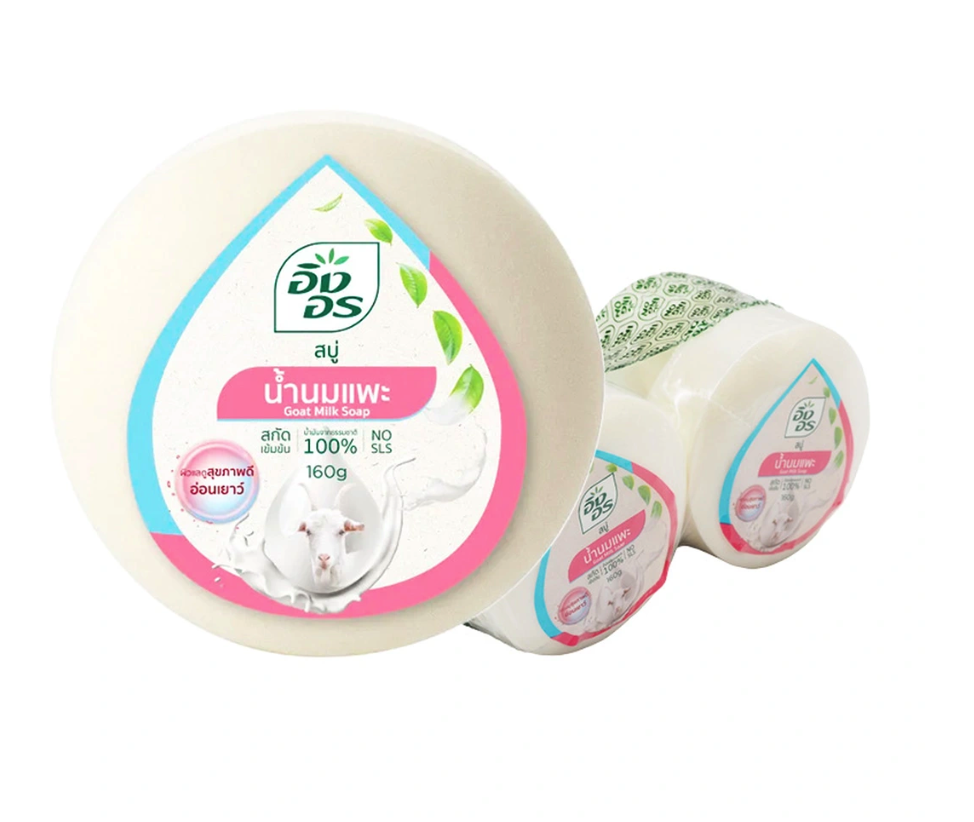 products2FNOAEOB2Fimages2F1770786417847_E0B8A0E0B8B2E0B89EE0B896E0B988E0B8B2E0B8A2E0B8ABE0B899E0B989E0B8B2E0B888E0B8AD202569-02-1120E0B980E0B8A7E0B8A5E0B8B22012.06.49.png อิงอร สบู่น้ำนมแพะ 160 ก. x 4 - Image 1